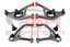 DISCONTINUED BMR 67-69 1st Gen F-Body Upper And Lower A-Arm Kit - Black Hammertone