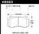 Hawk Performance HPS FRONT Brake Pads for 4 Piston* Brake Calipers (2006-2018 6.1L/6.4L Dodge/Chrysler/Jeep SRT8 Vehicles) - HB563F.656