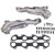 BBK Performance 40120 1-3/4" Shorty Headers Silver Ceramic for 05-08 Charger & 300C 5.7L 