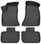 Husky Liners 98061 WeatherBeater Front & 2nd Row Floor Liners for 11-23 Charger & 300 RWD