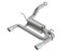 BORLA 11956 Axle-Back Exhaust System S-Type Chrome Tips for 18-24 Jeep Wrangler JL 3.6L