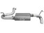 aFe Power Scorpion 2-1/2" Aluminized Steel Axle-Back Exhaust System for 07-18 Jeep Wrangler JK & Wrangler Unlimited JK 3.8/3.6L - 49-08046