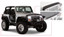 Bushwacker 14013 Trail Armor Hood & Tailgate Protector for 07-18 Jeep Wrangler JK