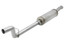 aFe Power 49-48064 MACH Force-Xp 2-1/2" Front Muffler Assembly for 18-24 Jeep Wrangler Unlimited JL 3.6L
