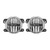 KC HiLiTES 0497 4" Gravity LED G4 SAE Fog Lights for 10-18 Jeep Wrangler JK