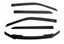 DISCONTINUED AVS 07-18 Jeep Wrangler Unlimited Ventvisor & Aeroskin Deflector Combo Matte Black - 56034060