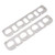 Stainless Works HFJP61200 2" D Port Header Flanges for 09-24 5.7L VVT, 05-10 6.1L & 11-24 6.4L 392 HEMI