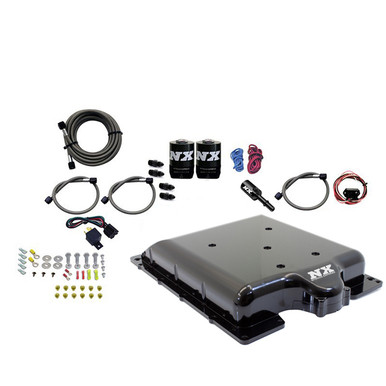 Nitrous Express 20972-00 Billet Supercharger Lid with Nitrous Kit 100-300hp without Bottle for 15-23 Demon, Challenger, Charger, Durango SRT Hellcat, Trackhawk & TRX 6.2L HEMI