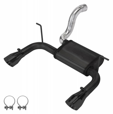 Pypes SJJ24SB Dual Axle Back Exhaust Street Pro Muffler Black Tips
