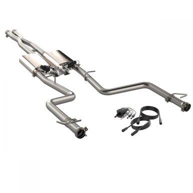 QTP 430115 Screamer Cat Back for 15-23 Challenger R/T Scat Pack