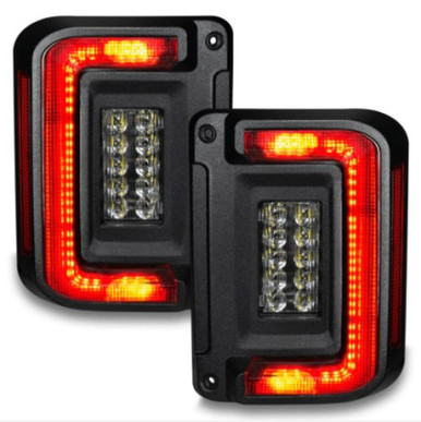 Oracle 5891-504 Flush Mount LED Tail Lights Red for 07-18 Jeep