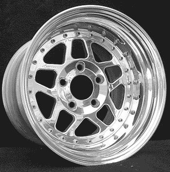 HHP Racing Competition Series 3-Piece Bolted 18x10 Rear Drag Wheel