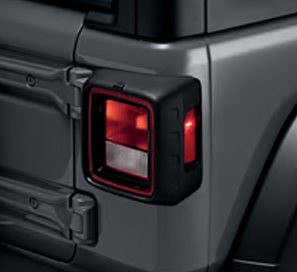 MOPAR 82215130AB Taillamp Guards for 18-25 Jeep Wrangler JL - High