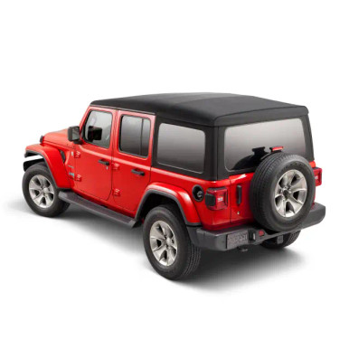 MOPAR 82215146AB Sunrider Soft Top Black Twill with Tint for 18-25