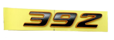 まーページ MOPAR 68567539AA 392 Emblem Black Orange for 22-23 Challenger