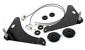 MOPAR 82214260AD Hood Pin Kit Black for 08-23 Challenger