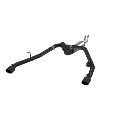 MBRP S5538BLK Black Series 2-1/2" Dual Cat-Back Exhaust for 20-24 Jeep