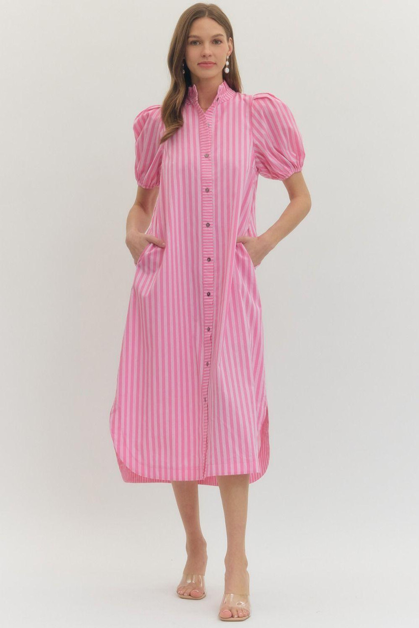 pink lemonade dress Pink Lemonade Midi Dress