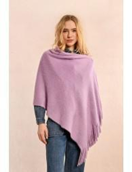 Soft fringed poncho Soft fringed poncho