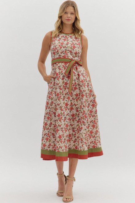 Meadow Bloom Midi Dress