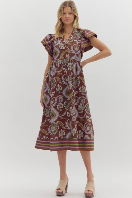 Autumn Muse Midi Dress