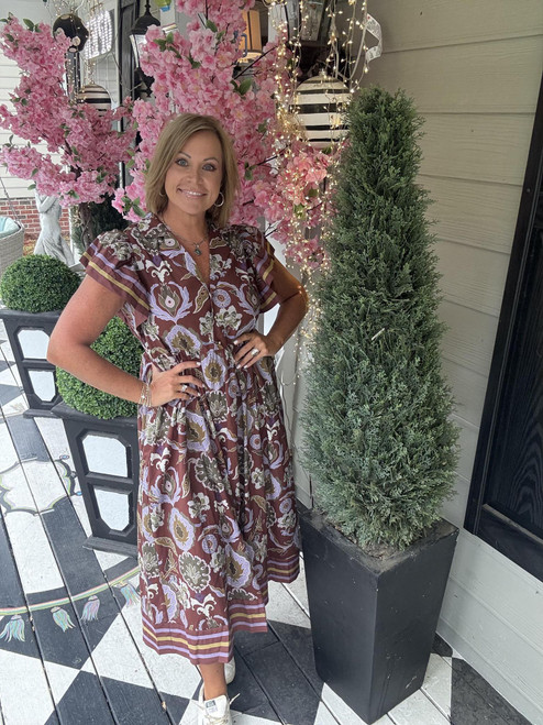 Autumn Muse Midi Dress