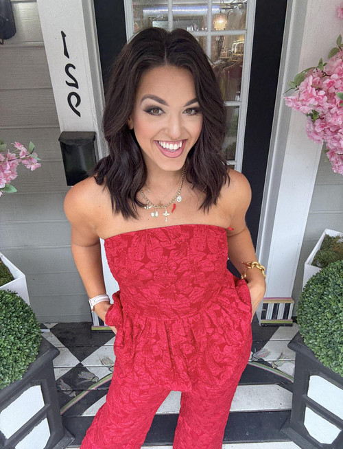 Blossom Hour Peplum Top Blossom Hour Peplum Top