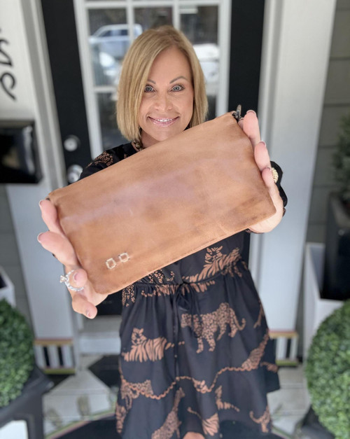 Vintage Genuine Leather Crossbody Bag