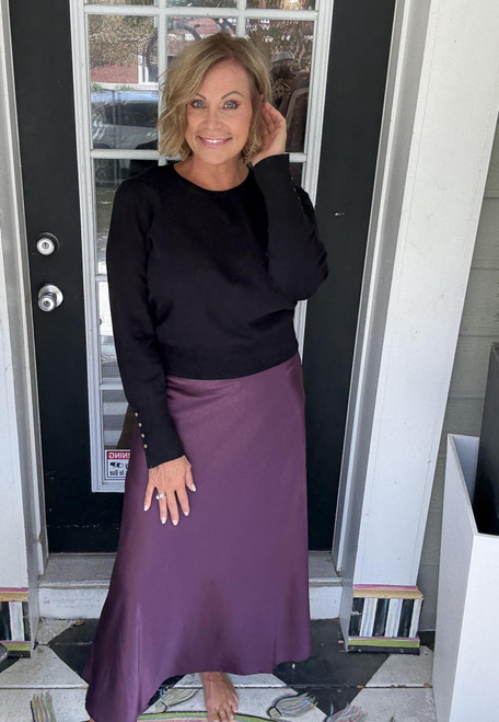 Plum Luxe Skirt