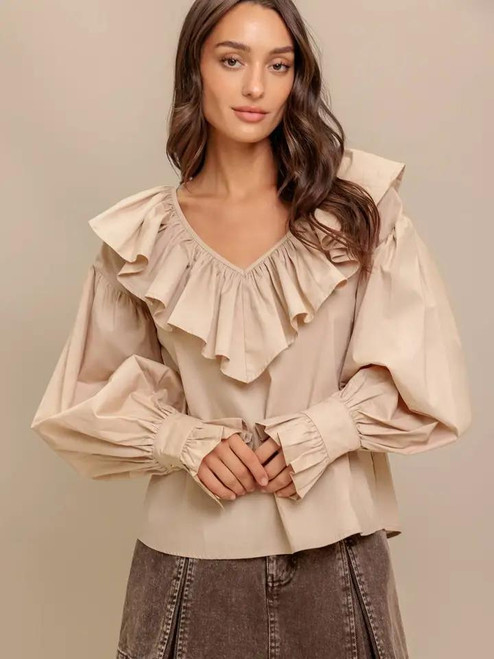 Ruffle Drama Blouse