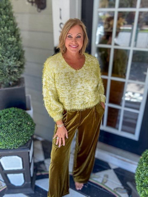 Olive Luxe Trouser Olive Luxe Trouser