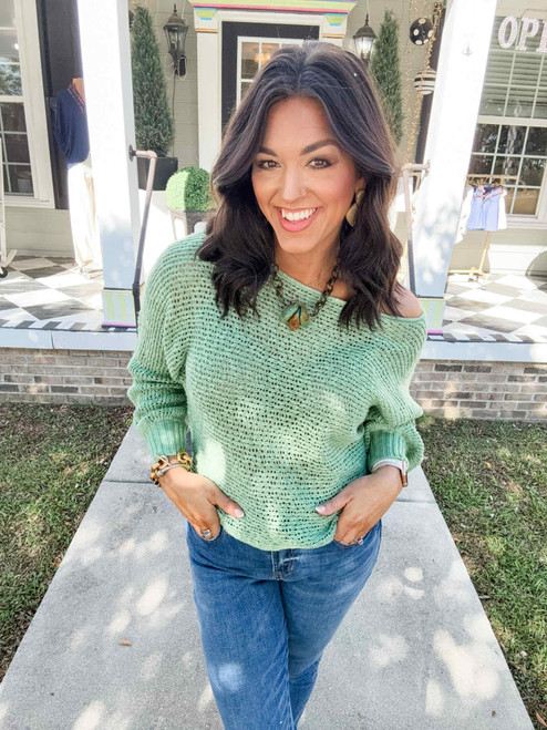 Coastal Breeze Knit Sweater