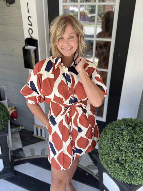 Retro Charm Shirt Dress Retro Charm Shirt Dress