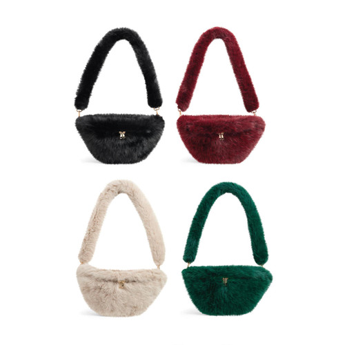 Frosted Luxe Fuzzy Bag