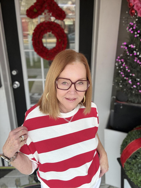 Coastal Stripe Knit Top