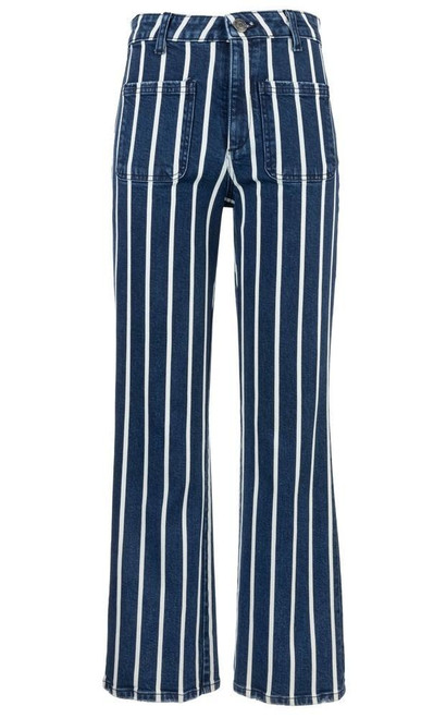 Kara Striped Wide Leg Jean