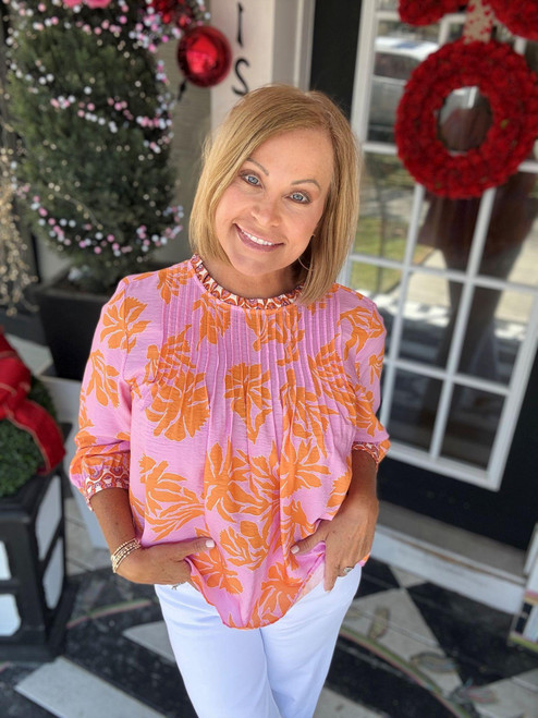 Tangerine Dream Bloom Top