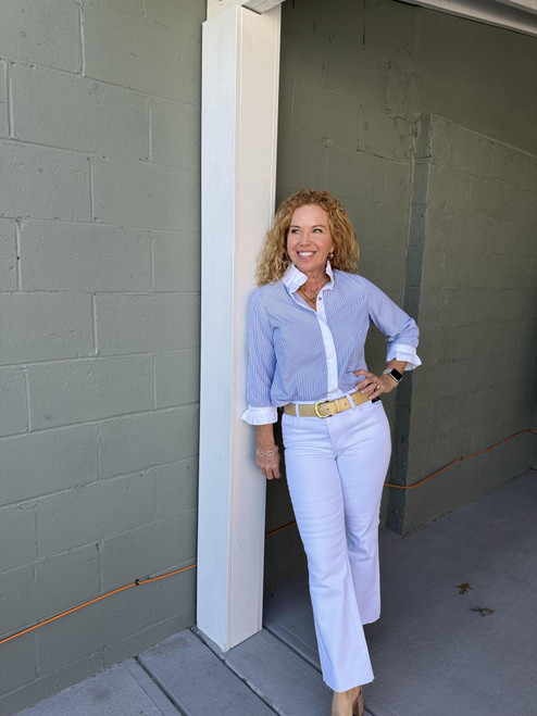 Southern Charm Stripe Blouse
