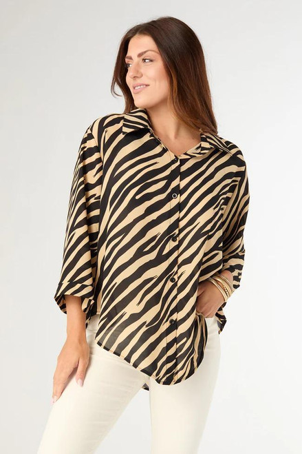 Sonya Zebra Top
