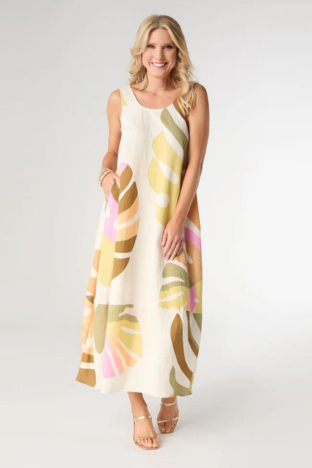 Palm Breeze Relaxed Maxi Dress