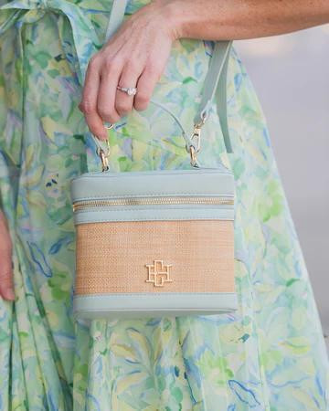 Lowcountry Raffia Box Bag