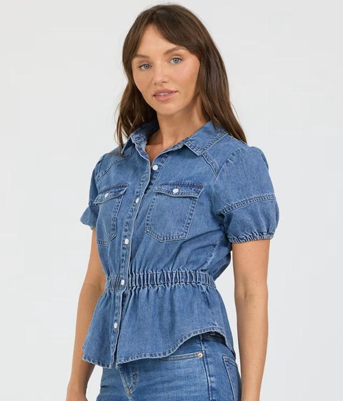 Blue Ridge Denim Button-Up