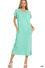 Mint Washed T-Shirt Maxi Dress