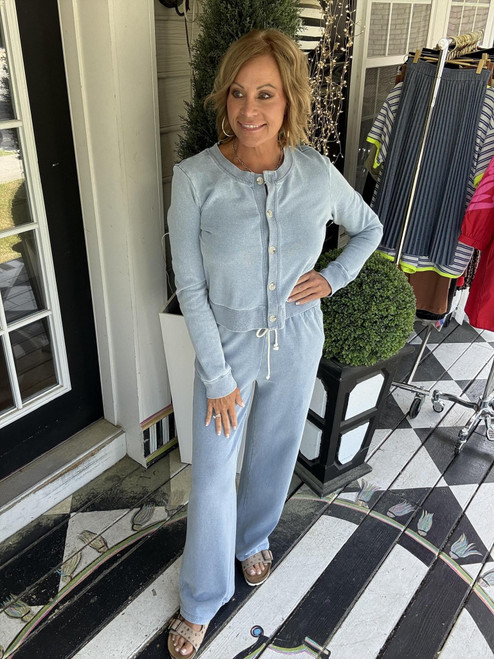 Ocean Air Indigo Cardigan