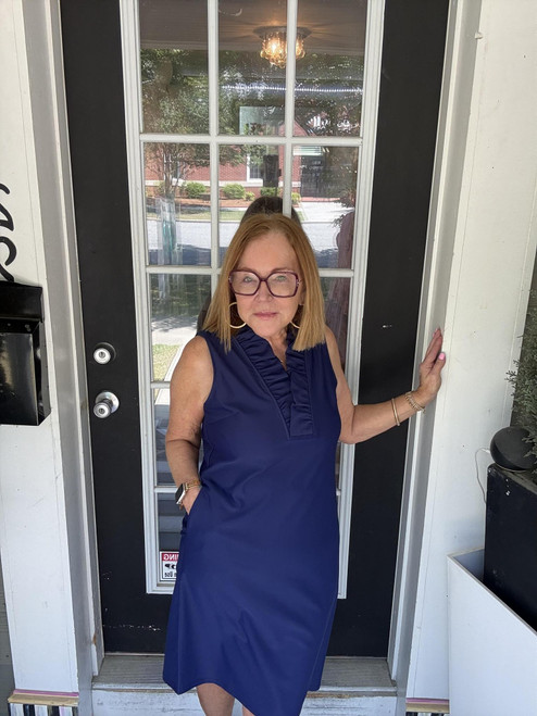 Navy Breeze Everyday Dress