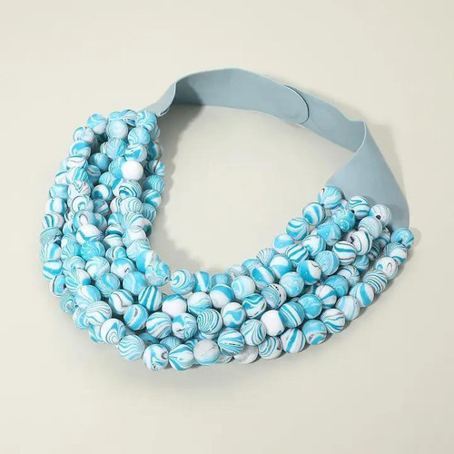 Statement Pearl Collar Necklace