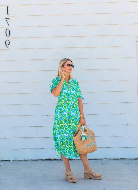 Palm Beach Breeze Midi Dress