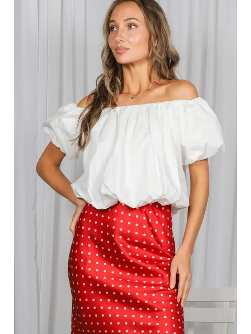 Sweet Breeze Off-Shoulder Blouse