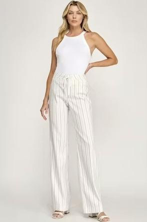 Salt Air Stripe lounge pant