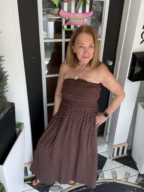 Lily & Lace Smocked Maxi Dress
